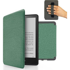 MyGadget futrālis Amazon Kindle Paperwhite 11. paaudzes (no 2021. gada - 6,8 collas) ar siksniņu un automātiskās miega/modināšanas funkciju - flipa futrālis tirkīza krāsā