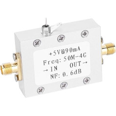 50M-4GHz zema trokšņa pastiprinātājs 0.6dB RF LNA pastiprinātājs Augsta lineārā pastiprinājuma signāla uztvērēja modulis -110dBm APM karte VHF FM UHF amatieru radio