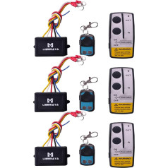 3 LIEBMAYA bezvadu elektriskās vinčas motora vinčas tālvadības pults vadības pults vārtus atveroša tālvadības pults vinča kravas automašīnas džipa ATV ūdensizturīgs komplekts