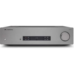 Cambridge Audio CXA81-80 Watt atsevišķs integrēts stereo pastiprinātājs HiFi sistēma ar Bluetooth aptX HD un ESS Sabre DAC - Mēness pelēks