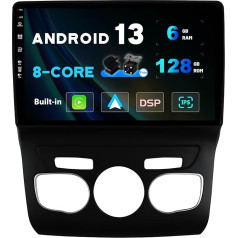 SXAUTO - 6G + 128G - Android 12 IPS auto radio Citroen C4 C4L DS4 (2013-2017) - Iebūvēts Carplay/Android Car/DSP - LED kamera + mikrofons - DAB stūres vadības stūres vadība Fast Boot 360-CAM WiFi 2 DIN 10.1