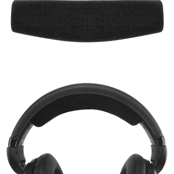 Geekria Velūra spilvens uz austiņām, saderīgs ar Sennheiser HD598 HD598SE HD598CS HD595 HD569 HD559 HD558 HD555 HD518 HD515 Game ONE PC360 PC373D austiņu spilvena pārvalks (melns)