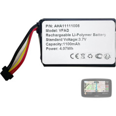 Aousavo AHA1111008 VFAD VF6P Rezerves akumulators VFAD saderīgs ar Tomtom Go 6200, Go 6100, Go 6000, Go 6000, Go 5000, Go 600, Go 500 navigācijas ierīci