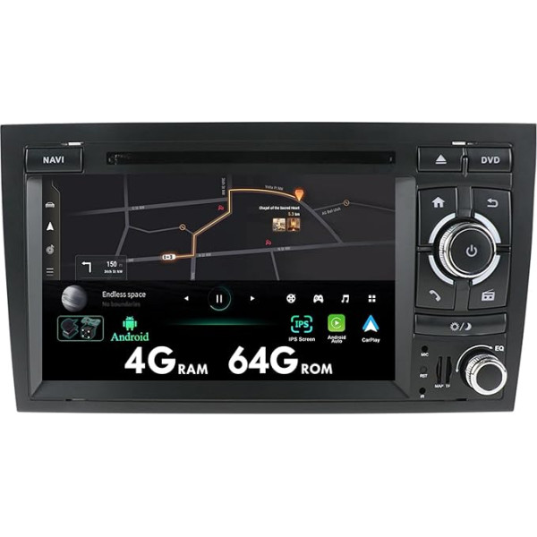 MISONDA Double-DIN Android auto radio priekš Audi A4 B6 B7 S4 RS4 sēdeklis 2003-2011 GPS navigācija bezmaksas kamera 7 collu 4G + 64G atbalsta DAB/WiFi/DVD/BT/USB/MirrorLink/SWC/FM