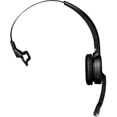 Sennheiser SENNHEISER Impact SDW 5011 Mono USB DECT austiņas ar DECT Dongle (bāzes vietā) datoram ar galvas, ausu vai kakla lentu, melnas, standarta, standarta