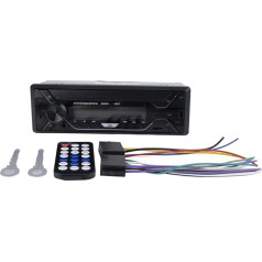 Automašīnas radio uztvērējs, Bluetooth atskaņotājs, auto Bluetooth atskaņotājs, viens DIN 12V/24V MP3 atskaņotājs, FM radio uztvērējs ar regulējamu apgaismojumu