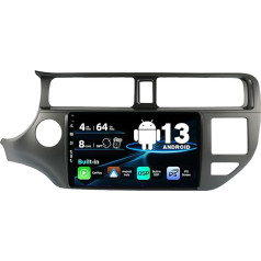 SXAUTO Android 13 IPS Auto Radio piemērots Kia K3 Rio (2011-2015) - Iebūvēts Carplay/Android Car/DSP - LED kamera + MIC - 4G + 64G - DAB 360 kamera Vadāms no stūres, ātrdarbīgs AHD WiFi - 2 DIN