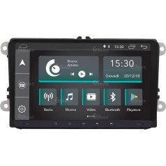 Personalizēts auto radio Volkswagen Golf Sharan Tiguan Android GPS Bluetooth Bluetooth WiFi USB DAB+ Touchscreen 9 collu 5Core Carplay Android automašīnai