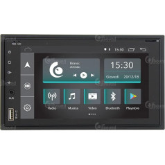 Universāls auto radio 2 DIN Android GPS Bluetooth Bluetooth WiFi USB DAB+ skārienjūtīgais ekrāns 6,2 collu 4Core Carplay Android Car