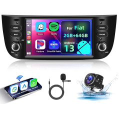 Hodozzy 2GB + 64GB auto radio Fiat Punto