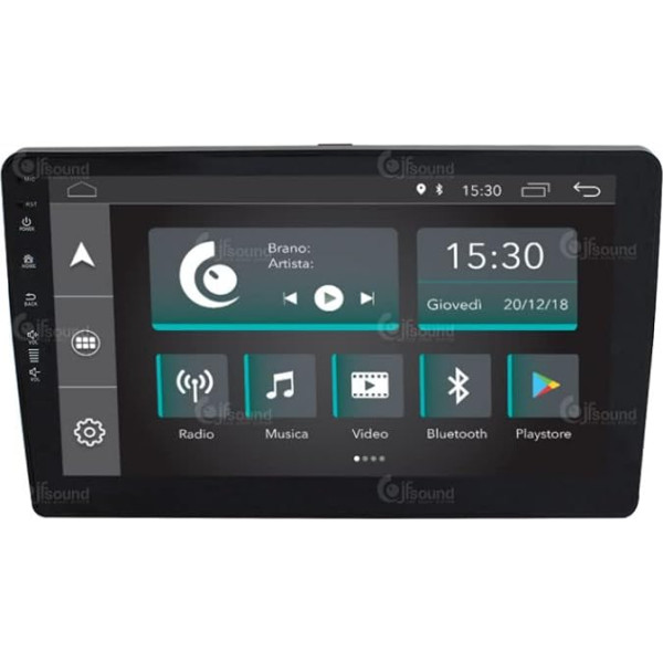 Costum Fit auto radio priekš 500L pirmsrestila automašīnas Android GPS Bluetooth Bluetooth WiFi Dab USB Full HD skārienjūtīgais ekrāns 10 collu Easyconnect