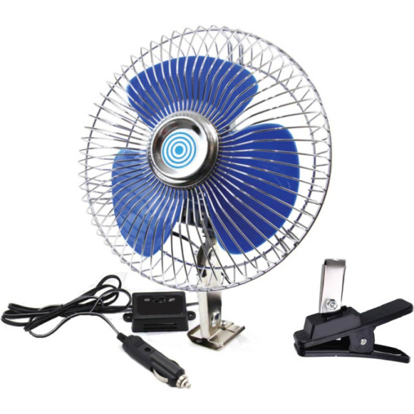 Rotējošais automašīnas ventilators ar skrūvi vai klipu 12v cfan-15 -01104