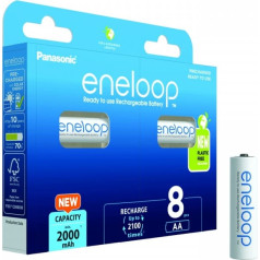 Uzlādējams eneloop aa 2000 mah 8 gab.