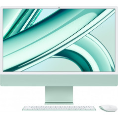 Imac 24 collu: m3 8/8, 8gb, 256gb ssd - zaļš