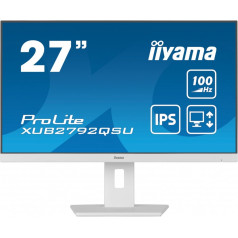 27 collu monitori prolite xub2792qsu-w6 ips,qhd,has(150mm),100hz,4xusb3.2,slim