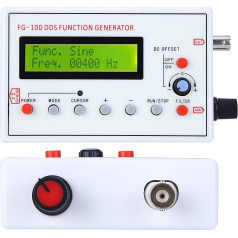 FG-100 DDS signālu ģeneratora skaitītājs, augstas precizitātes DDS funkciju ģenerators sinusa frekvences 1HZ-500KHz signāla avota mērītājs