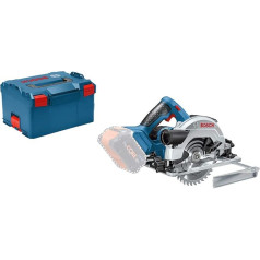 Bosch Professional 18 V sistēmas 18V akumulatora ripzāģis GKS 18V-57 G (zāģa asmens Ø: Ø 165 mm, griešanas dziļums: 57 mm, bez akumulatora un lādētāja, L-Boxx iepakojumā)