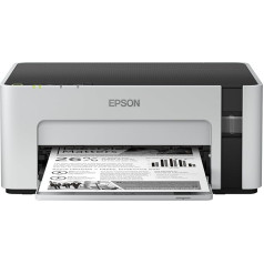 Epson EcoTank ET-M1120 nachfüllbarer Schwarzweißdrucker (Singlefunction, DIN A4, Wi-Fi, USB 2.0) großer Tintenbehälter, hohe Reichweite, niedrige Seitenkosten