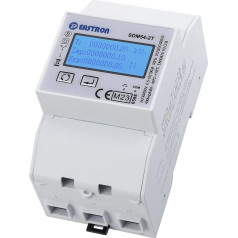 Trīsfāžu skaitītājs [SDM54] 3TE digitālais 2 tarifu elektroenerģijas skaitītājs DIN sliedēm, daudzfunkcionāls, divvirzienu ar 2x S0, RS485 Modbus-RTU, skaitītāja rādījumu uzskaite