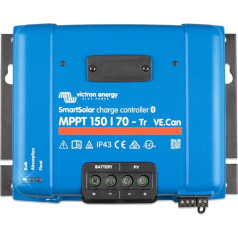 Victron Energy SmartSolar MPPT Tr VE.Can 150V 70 Amp 12/24/36/48 V saules enerģijas lādēšanas kontrolieris (Bluetooth)