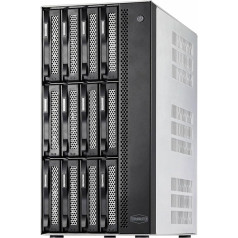 TERRAMASTER T12-500 Pro NAS Atmiņa - 12 bay Core i7 1255U 10 kodolu 12 pavedienu CPU, 16GB DDR5 RAM, 10GbE ports X 2, tīkla datu glabāšanas sistēma ar maksimālu veiktspēju biznesam (bez diska)