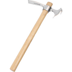 Tioheam Pikaxe rakšanai, Pikaxe, Mattock dārza Pikaxe ar 2-in-1 dizainu - Nerūsējošā tērauda rokas pick, daudzfunkcionāls Pikaxe dārzniekiem, rakšana, sakņu griešana