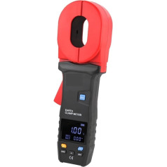 Įžeminimo testeris Clamp Ground Resistance Tester Plus 9999 skaičiavimų automatinis diapazonas Žaibo apsauga Kilpa atsparumas Žemės gnybtų matuoklis Patogus ir praktiškas (273 Plus)