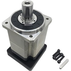 Schrittmotor 3 Arcmin Stirnradgetriebe Getriebe Drehzahlminderer Servomotor 110 mm/130 mm Flanschverhältnis 5:1-100:1 for Nema42 3-Phasen-Schrittmotor(Ratio 30,24mm Input for Servo)