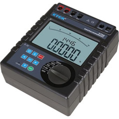 ETCR3700 Multimetru testeris Zemes pretestības testera komplekts 0.0001 Ohm -30.0 kohm Equipotential Bonding Resistance Tester komplekts