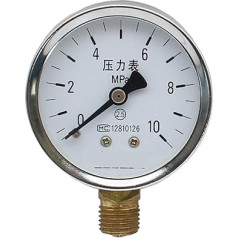 Y-60 Zifferblatt 60mm manometrs 0,06 ~ 60 Mpa, lieljaudas manometrs Wasserdruckmessgerät Niederdruckbarometer 1St (0-0.4Mpa)