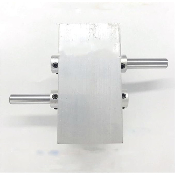 QXSJEDYCH Gehrungsgetriebe 1 Stück 180-Grad-Stirnradgetriebe 1 bis 2 Mikrogetriebe 1M 18T 36 T-Getriebe Kleiner Handschüttel-Reduzierer Parallelkommutierung Getrieberitzel mechanisch(8mm Shaft)