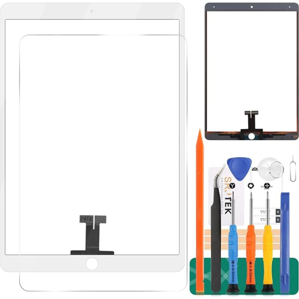 SRJTEK Jauns iPad Pro 10.5 A1701/1709 skārienjūtīgā ekrāna digitalizators (bez LCD ekrāna) - Balts