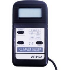 UV-340A 0-1999uW/cm2,2000-19990uW/cm2, 290-390 nm (UVA,UVB), UV-Lichtmessrät Genaues Indexmessgerät