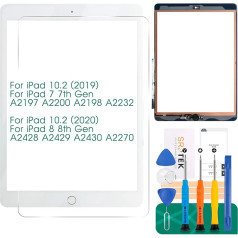 iPad 7 7. paaudzes 7. paaudzes skārienekrānam iPad 8. paaudzes ekrānam Ekrāna nomaiņa iPad 10.2 2019 Digitizer A2197 A2200 A2198 A2198 A2232 10.2 2020 A2428 A2429 A29 70 A29 A29 70 A29 70 A29 A29 702 430 (ar