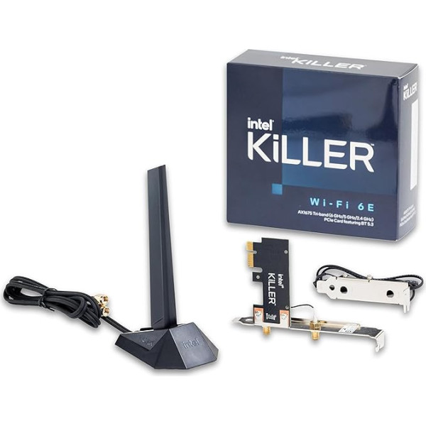 Intel Killer Wi-Fi 6E AX1675 PCI karte tīkla karte