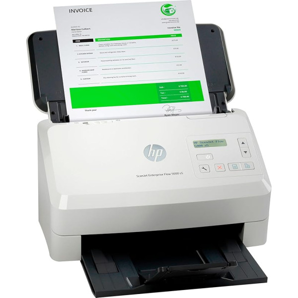 HP ScanJet Enterprise Flow 5000 s5 80 lapu ADF ar vienu lapu padevi USB