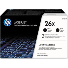 HP 26X (CF226XD) Multipack Original Toner (2x Schwarz) mit hoher Reichweite für HP Laserjet Pro M402, HP Laserjet Pro M426 , 2 Stück (1er Pack)