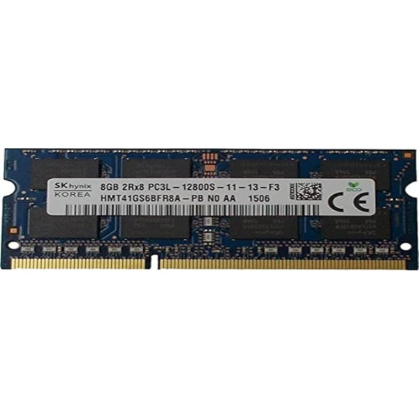 Hynix oriģinālais 8 GB (1 x 8 GB), 204-pin SODIMM, DDR3 PC3L-12800, 1600 MHz atmiņas modulis