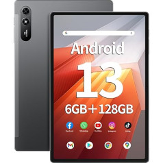 SGIN planšetdators 10,51 collu 6GB RAM 128GB ROM Skārienjūtīgais ekrāns Android 13 planšetdators ar IPS 1200x1920 FHD telefoto 5MP + 13MP Bluetooth 5.0 WiFi 2.4G/5G GPS Baterija 6200mAh