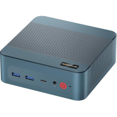 Mini spēļu dators 12. Intel i7-12700H (14C/20T, līdz 4,7 GHz), 32 GB DDR4, 512 GB PCIe SSD Mini dators ar HDMI + DP + TypeC atbalstu Wi-Fi6E BT5.2, Dual LAN Mini dators Windows 11 Pro