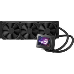 ASUS ROG Ryujin III 360 All-in-One Liquid CPU Cooler with 360mm Cooler. Asetek 8th Generation Pump, 3 x Noctua IndustrialPPC 120mm Fan, 3.5