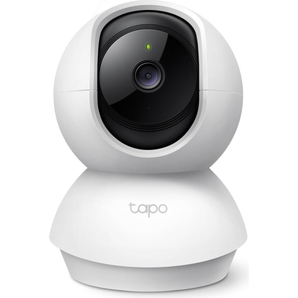 Tapo C200C Iekštelpu WiFi kamera FHD drošības kamera Nakts redzamība 360° skata leņķis Divvirzienu audio kustības noteikšana un paziņojumi Iebūvēta akustiskā un spilgtā kamera