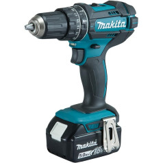 Makita DHP482T1 Bohrmaschine Schlagschrauber 18 V Li-Ion Ø 13 mm + 1 x 5 Ah