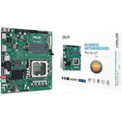 ASUS Pro H610T-CSM Mini-ITX H610 Business Motherboard (LGA 1700 Socket, Control Center Express, Enhanced Security, Reliability, Manageability and Efficiency)