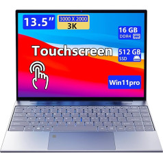 13.5 Inch Win11 3000 * 2000 IPS 3K 3000 * 2000 Processor, N95 Quad-Core Processor, 16GB RAM and 512GB SSD, Backlit Keyboard, Por Computer