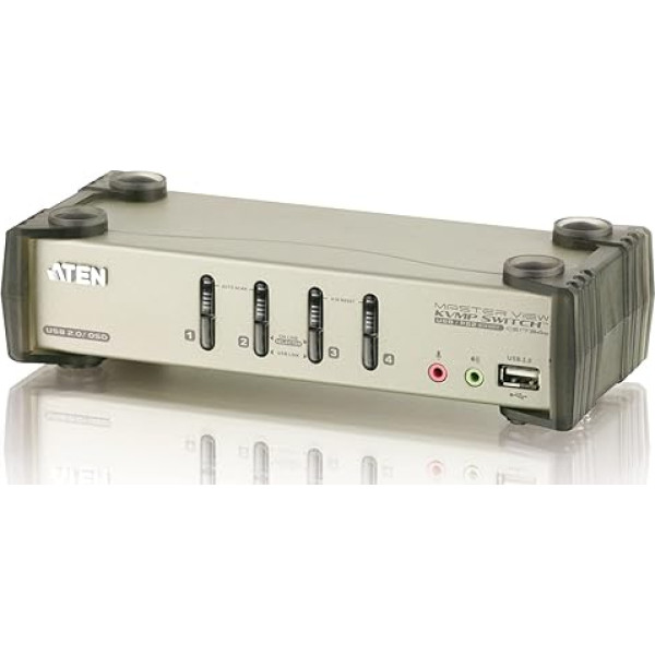 Aten CS1734B KVM slēdzis (4x VGA, 4x USB)