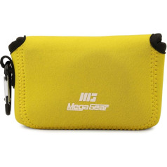 MegaGear MG1832 Ultra Lightweight Neoprene Camera Case Bag Compatible with Sony Cyber-Shot DSC-RX100 VII, Olympus Tough TG-6, TG-5, Sony Cyber-Shot DSC-RX100 VI, DSC-RX100V - Yellow