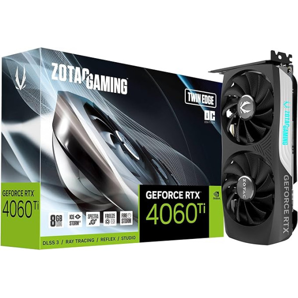 ZOTAC VGA RTX4060TI 8GB Twin Edge OC