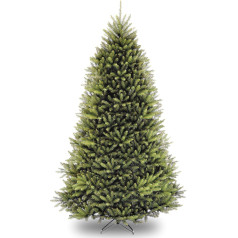 National Tree Company 8ft Green Dunhill Fir mākslīgā Ziemassvētku egle ar statīvu