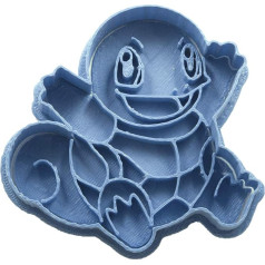 Cuticuter Squirtle Pokemon 2 sīkfailu griezējs, zils, 8 x 7 x 1,5 cm